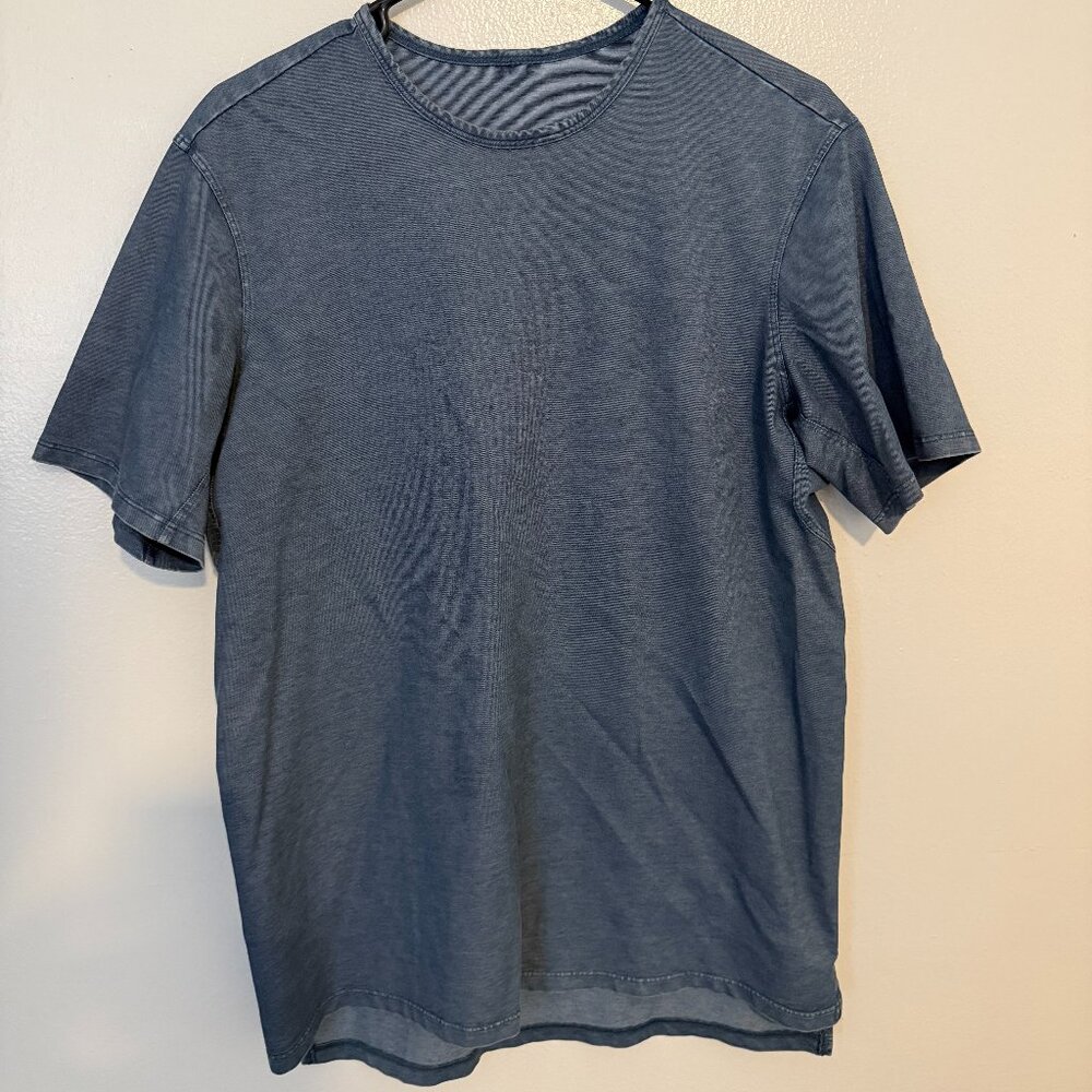 Lululemon Men’s Commission Tee — Washed Blue, Size M